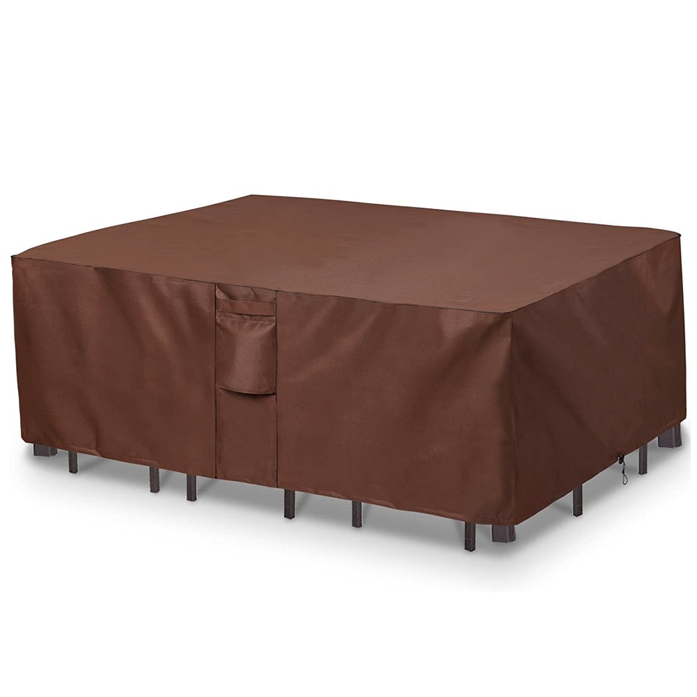 Bistro Table Set - Marrone 420D HEAVY DUTY Copertura per