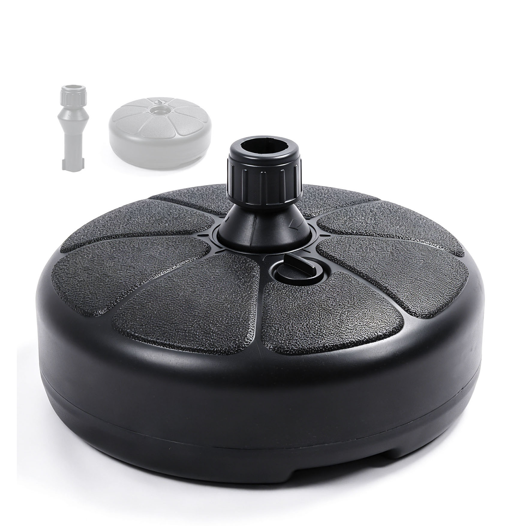 Outdoor Furniture Umbrella - Base per Ombrellone Riempibile con Acqua