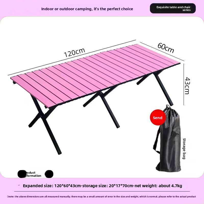 Outdoor Furniture Usa - Tavolo Pieghevole da Esterno a Gambe