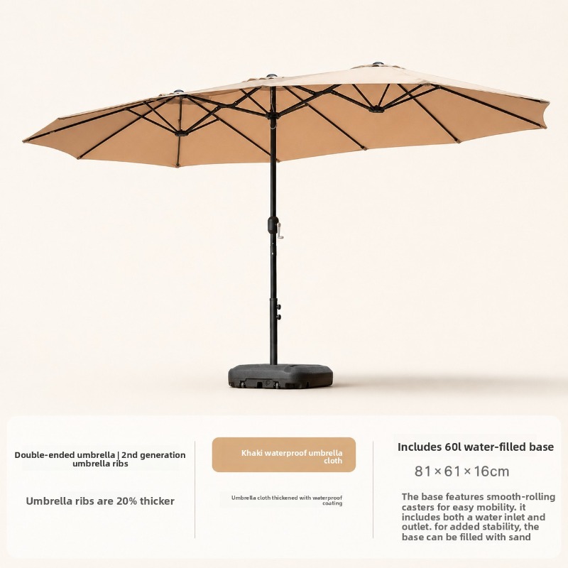 Outdoor Furniture Umbrella - Ombrellone da Esterno Grande con Palo