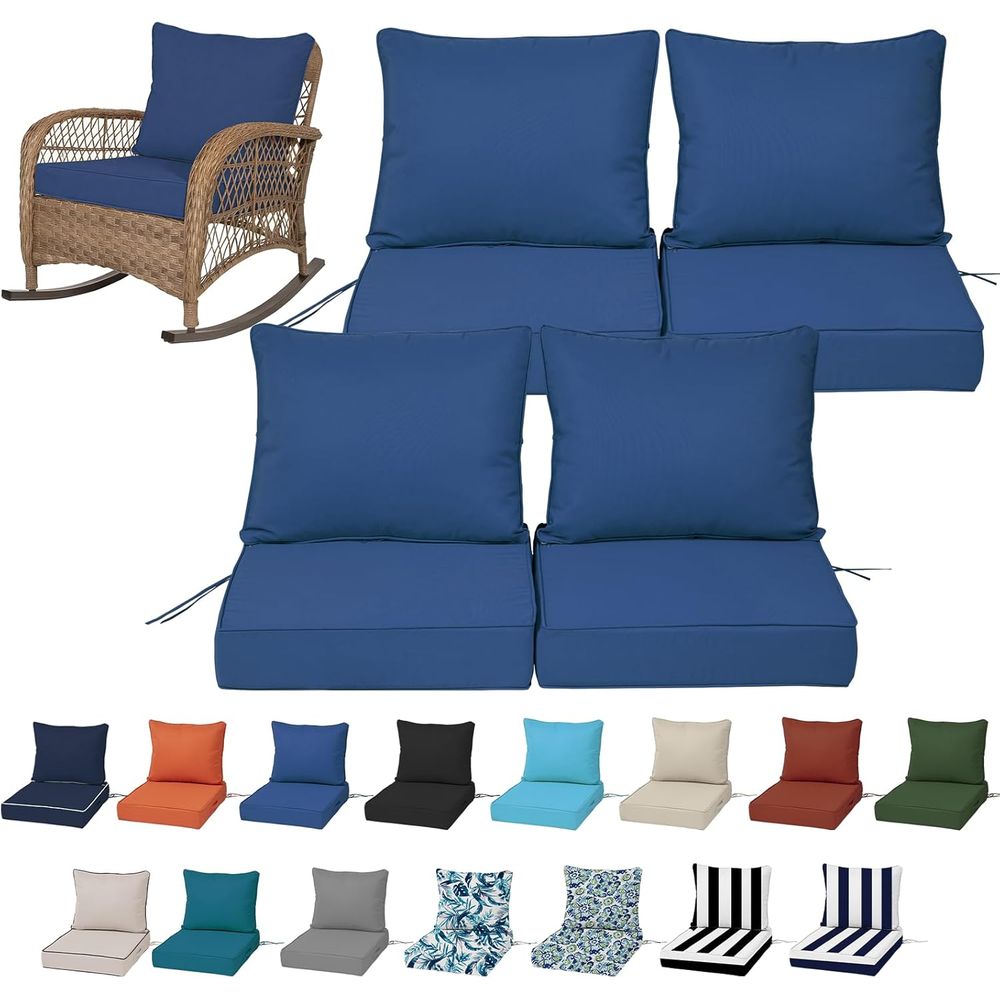 Set di 4 Cuscini Profondi per  - Outdoor Furniture Cushion recensione e prezzo