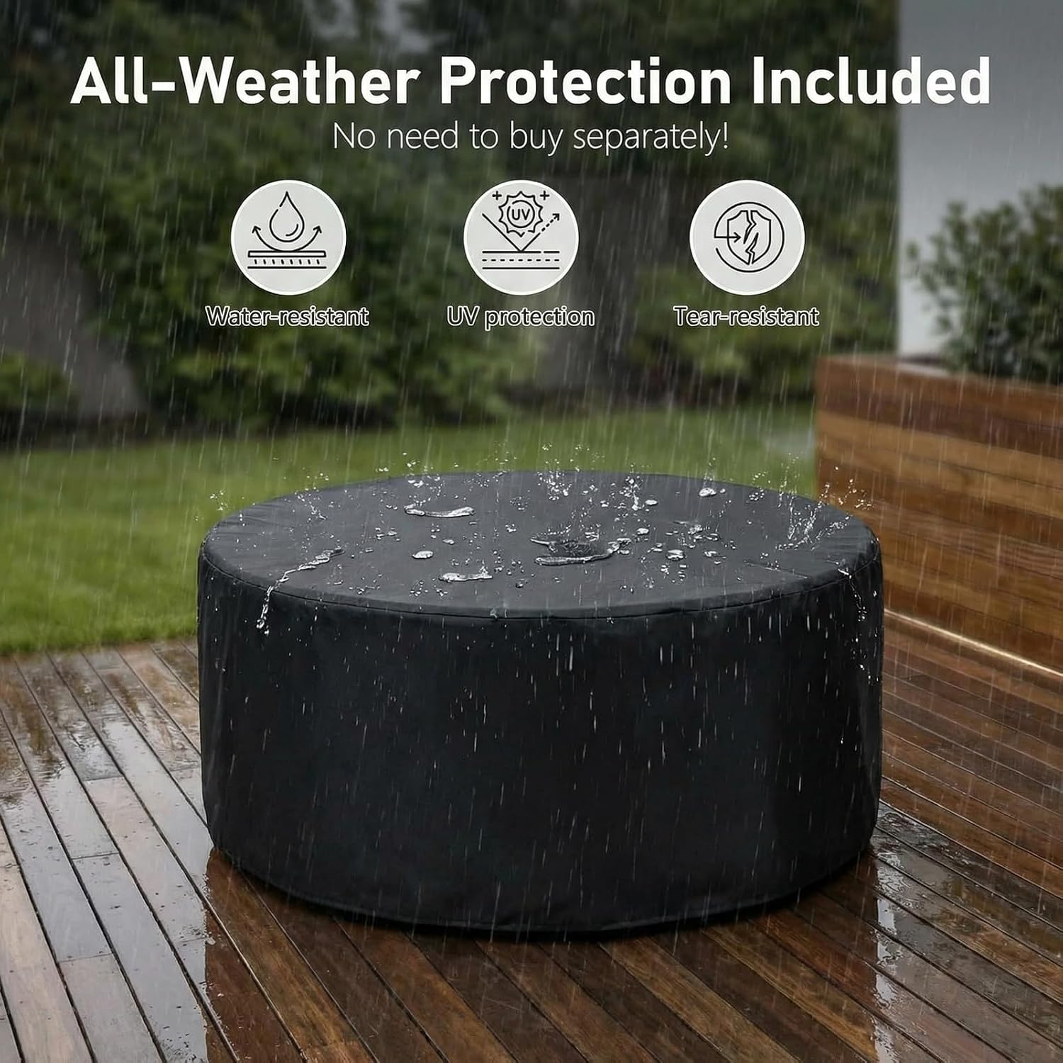 Set Braciere Rotondo a Propano - Outdoor Furniture With Fire Pit Table recensione e prezzo