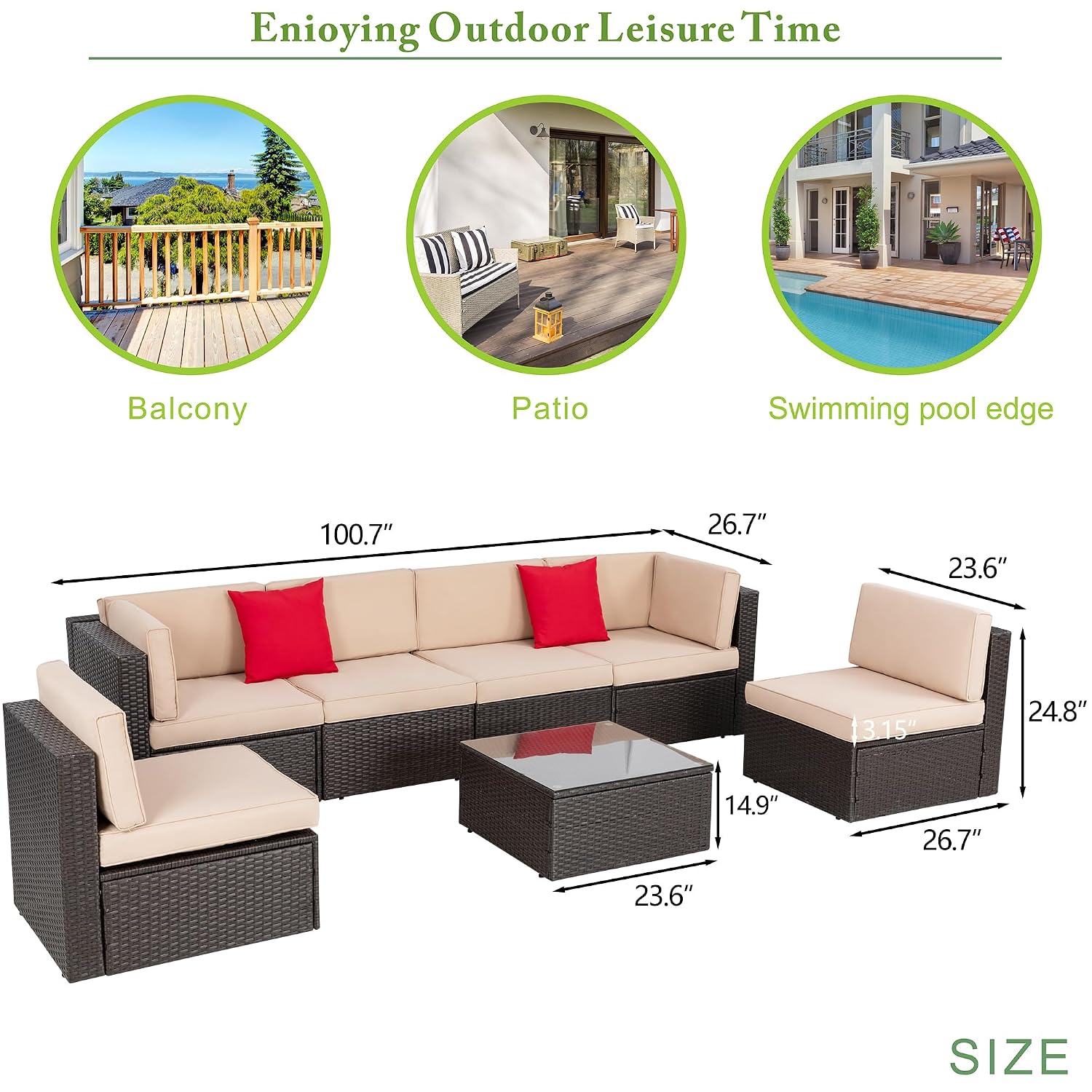 Set di Mobili da Patio a 8 Pez - Outdoor Furniture With Fire Pit Table recensione e prezzo
