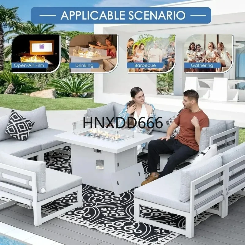 Set da conversazione per ester - Outdoor Furniture With Fire Pit Table recensione e prezzo