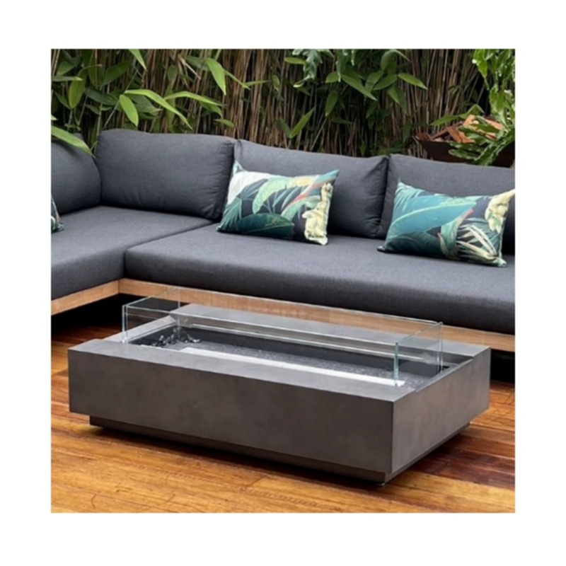 Set di mobili da esterno moder - Outdoor Furniture With Fire Pit Table recensione e prezzo