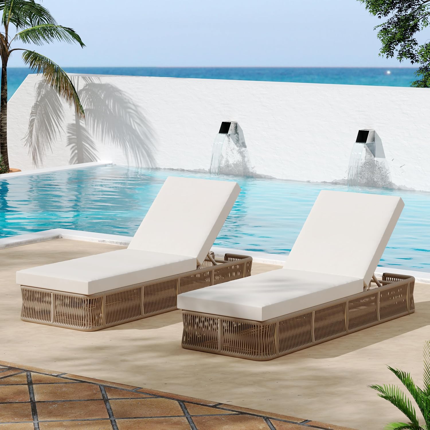 Sedia a Sdraio in Corda Intrec - Outdoor Furniture Without Cushions recensione e prezzo