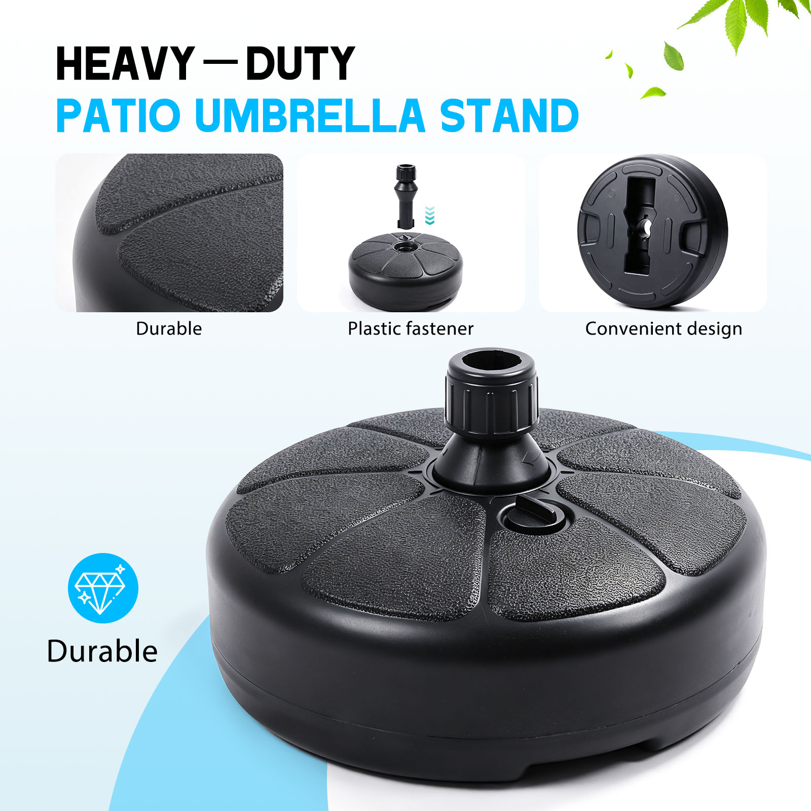 Base per Ombrellone Riempibile - Outdoor Furniture Umbrella recensione e prezzo