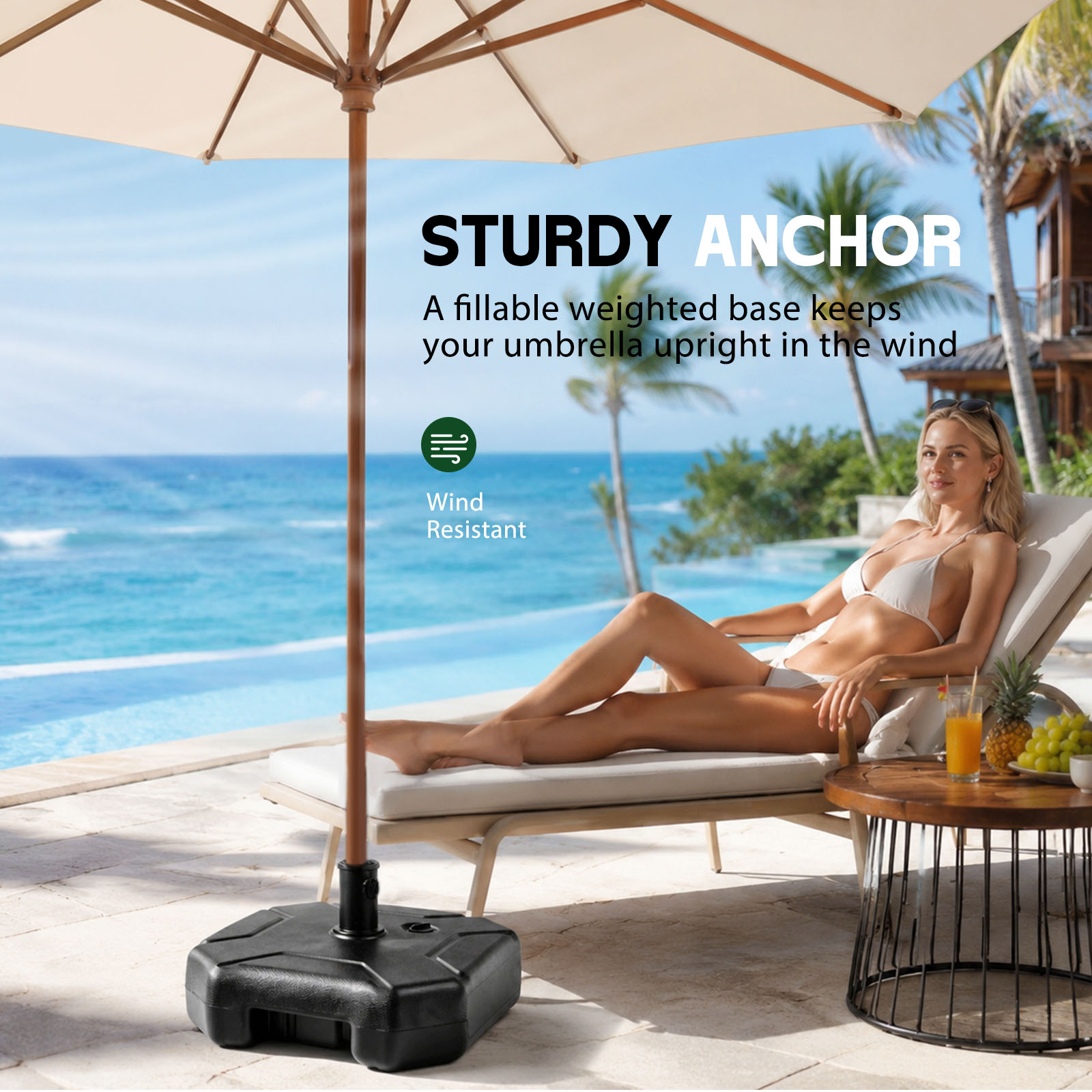 Base per Ombrellone da Esterno - Outdoor Furniture Umbrella recensione e prezzo