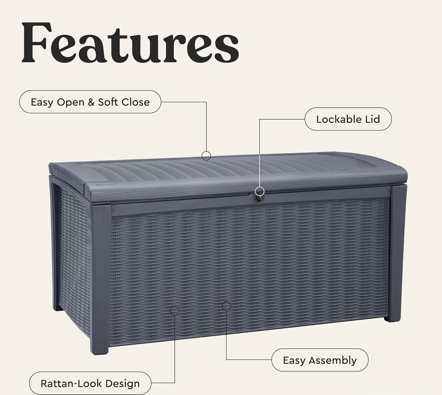 Contenitore da Esterno da 110  - Outdoor Furniture Cushion recensione e prezzo