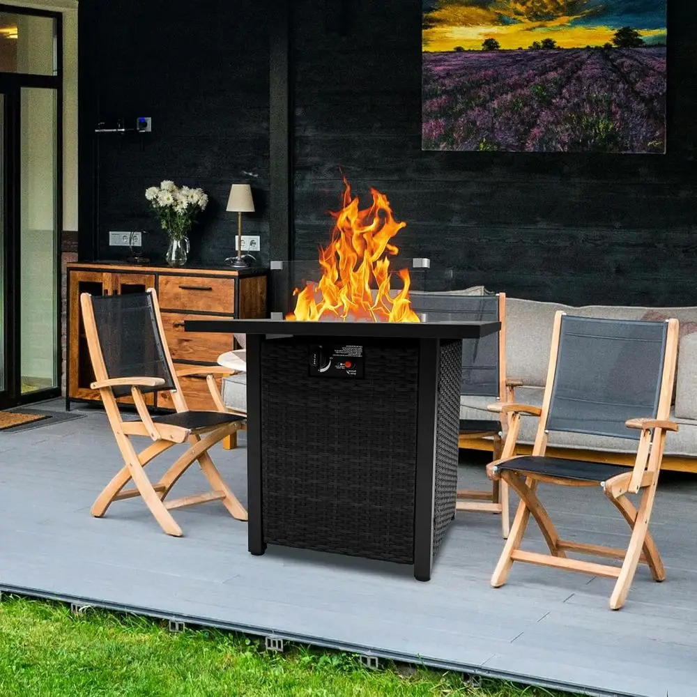 Set di Mobili da Esterno in Vi - Outdoor Furniture With Fire Pit Table recensione e prezzo