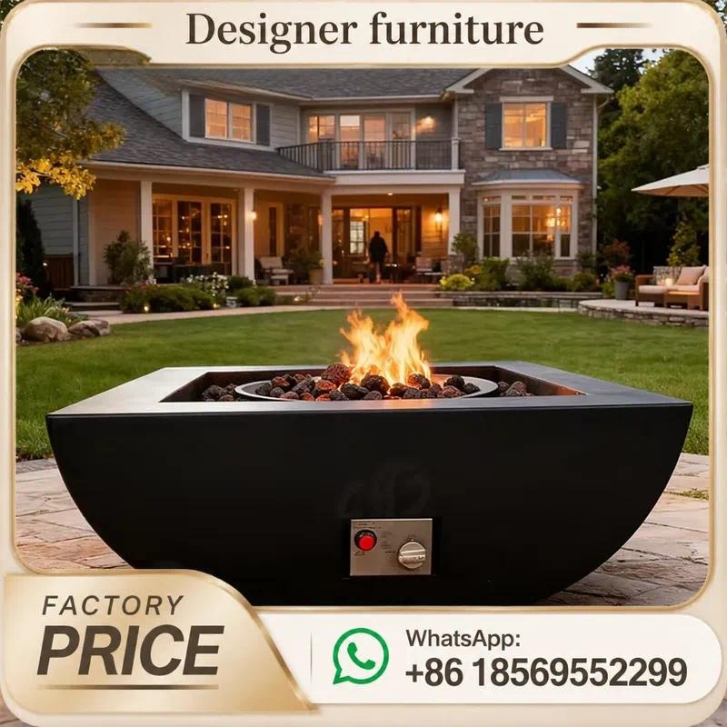 Tavolo con Bruciatore a Gas pe - Outdoor Furniture With Fire Pit Table recensione e prezzo