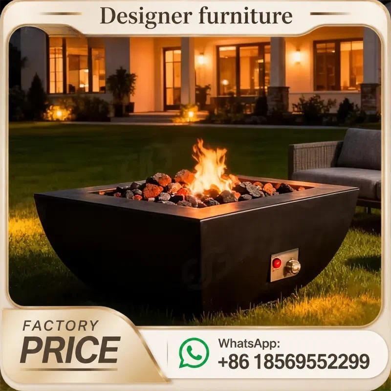 Tavolo con Bruciatore a Gas pe - Outdoor Furniture With Fire Pit Table recensione e prezzo