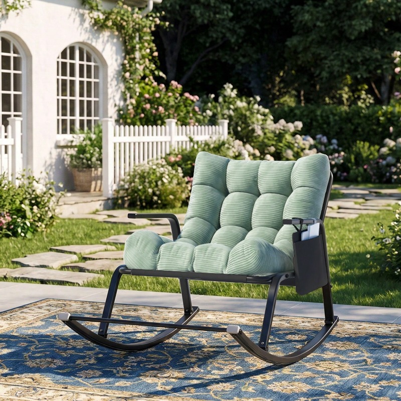 Sedia a dondolo imbottita con  - Outdoor Furniture Without Cushions recensione e prezzo