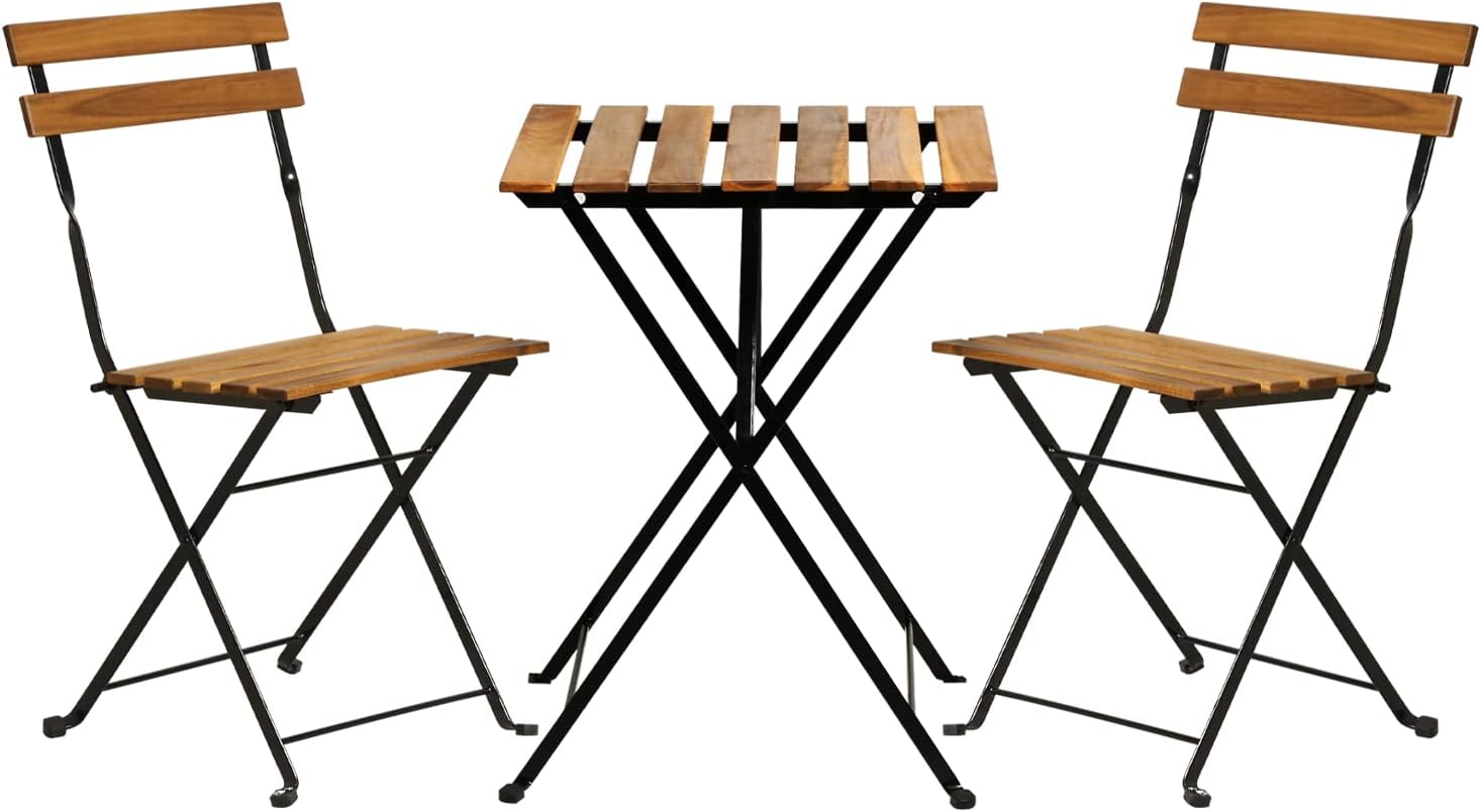 Set da bistrot pieghevole in l - Bistro Table Set recensione e prezzo