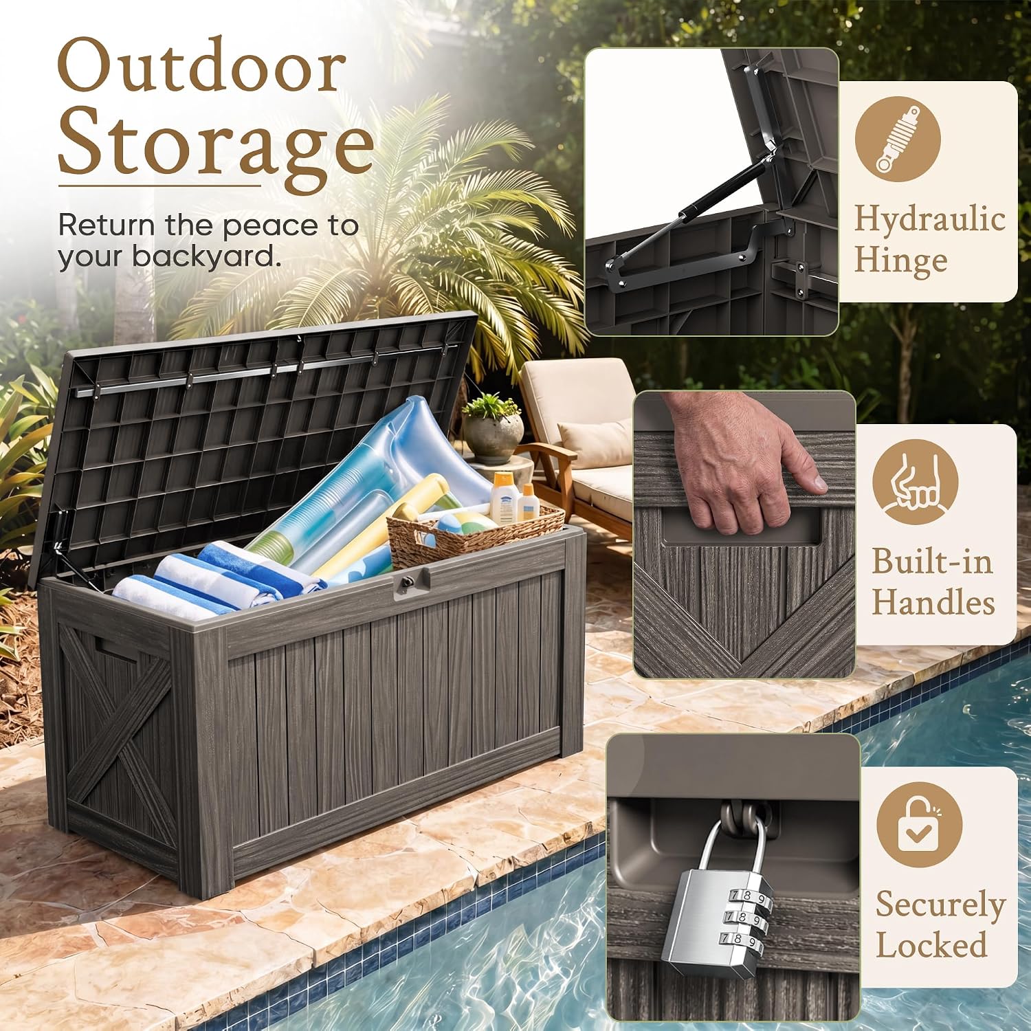 Contenitore da Esterno da 120  - Outdoor Furniture Cushion recensione e prezzo