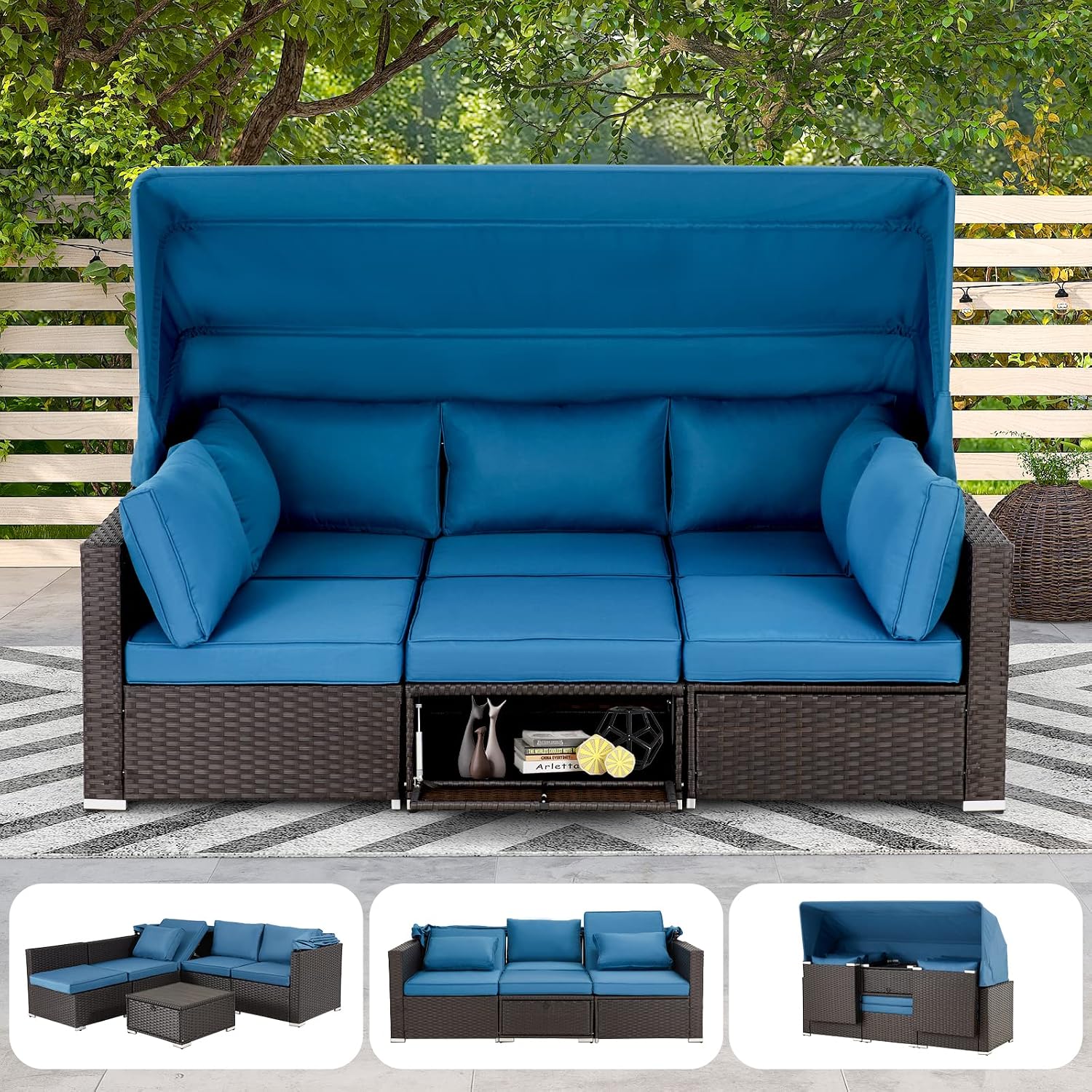 Divano da esterno in rattan co - Outdoor Daybed Sofa recensione e prezzo