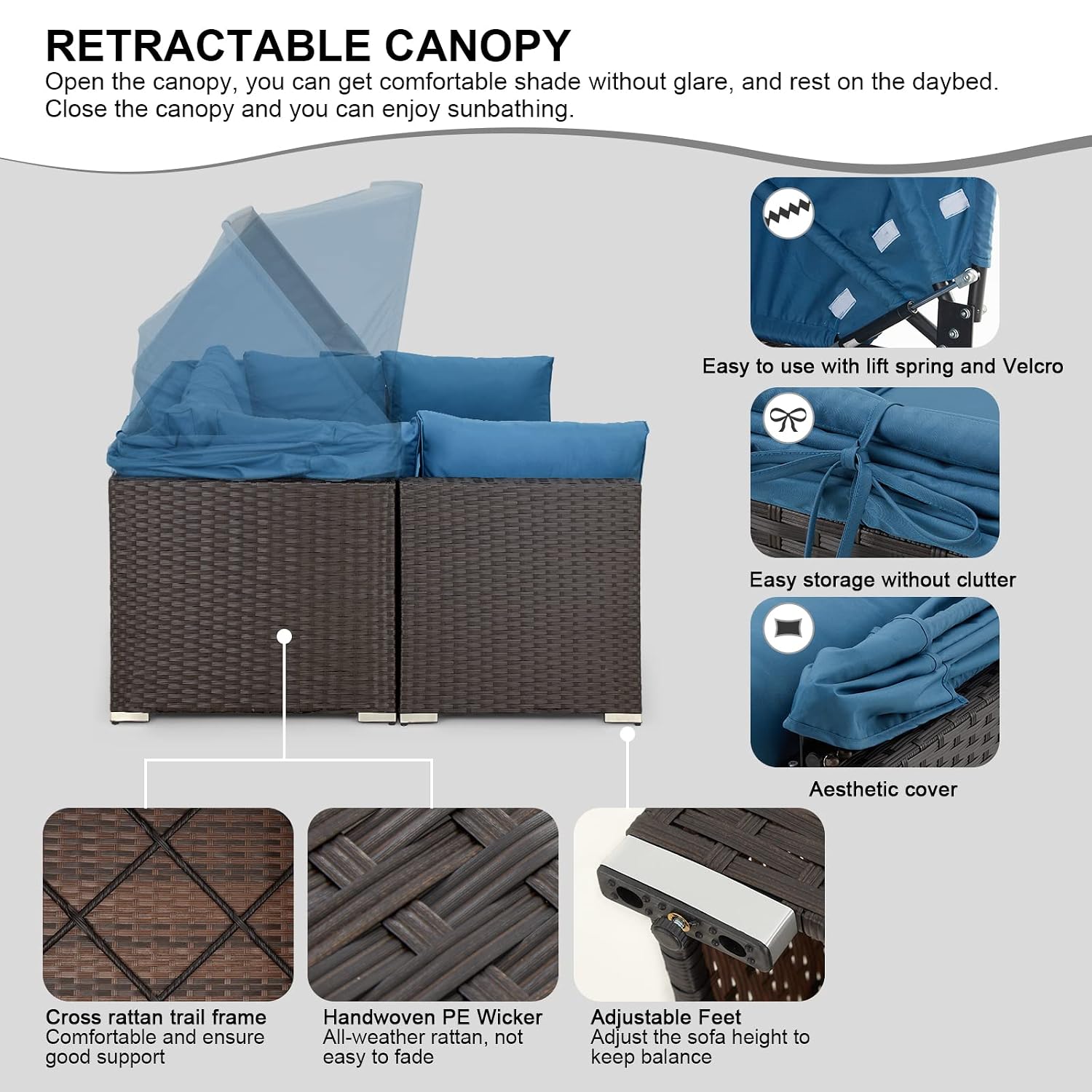 Divano da esterno in rattan co - Outdoor Daybed Sofa recensione e prezzo