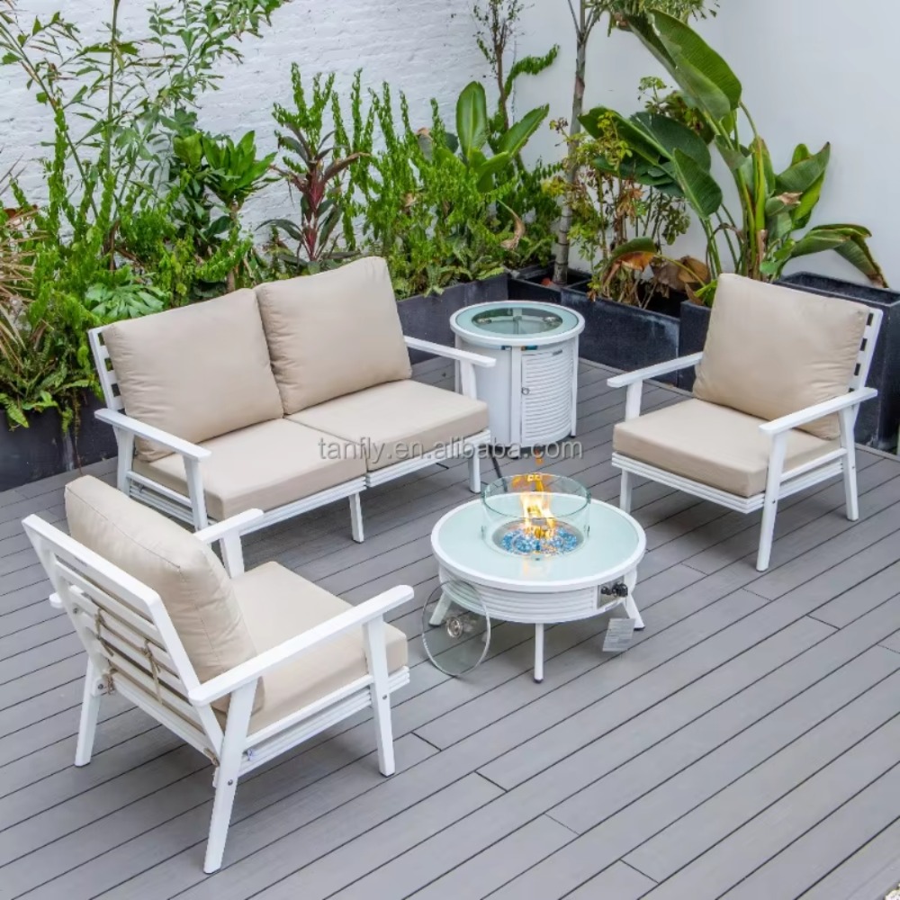 Set di Mobili da Giardino per  - Outdoor Furniture With Fire Pit Table recensione e prezzo