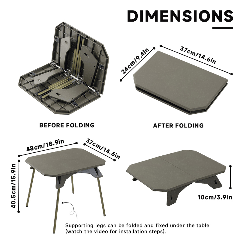 WESTTUNE Tavolo da campeggio e - Outdoor Furniture Usa recensione e prezzo